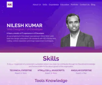 Nileshdesigner.co.in(Nilesh Kumar) Screenshot