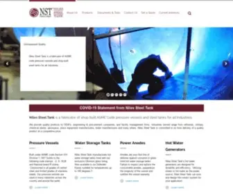Nilesst.com(Niles Steel Tank) Screenshot