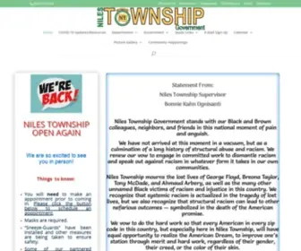 Nilestownshipgov.com(Niles Township Government) Screenshot