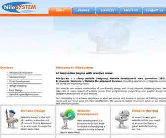 Nilesystem.com(Website) Screenshot