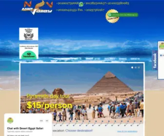 Nilevalleytravel.com(All of Egypt Tours) Screenshot