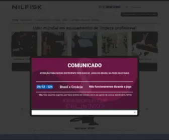 Nilfisk-Advance.com.br(Equipamentos para Limpeza Industrial) Screenshot