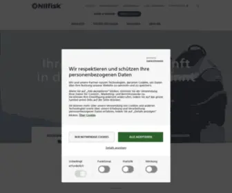 Nilfisk.de(Nilfisk Deutschland) Screenshot