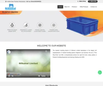 Nilkamal.co.in(Industrial Material Handling Equipment manufacturers) Screenshot