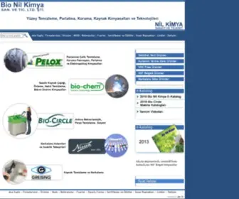 Nilkimya.com(Nil Kimya) Screenshot