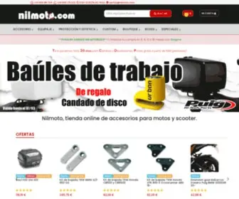 Nilmoto.com(Tienda online de accesorios para moto) Screenshot
