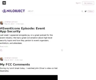 Nilobject.com(Jonathan Johnson) Screenshot