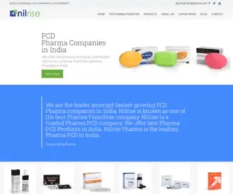 Nilrisepharma.com(Nilrise Pharma) Screenshot