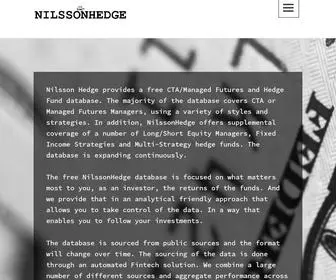 Nilssonhedge.com(NilssonHedge) Screenshot