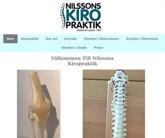 Nilssonskiropraktik.se(nilssonskiropraktik) Screenshot