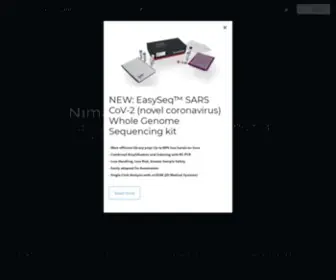Nimagen.com(Innovaters in DNA tech) Screenshot