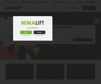 Nimalift.dk(CE godkendte autolifte & dækmaskiner) Screenshot
