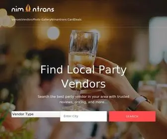 Nimantrans.com(Find & Book Wedding Services online in Indian cities) Screenshot