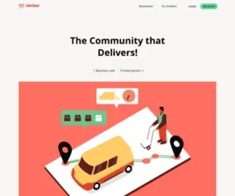 Nimber.com(Få sendt dine store ting) Screenshot
