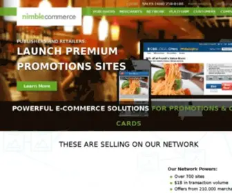 Nimblecommerce.com(Group buying software) Screenshot