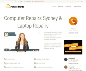 Nimblenerds.com.au(Computer Repairs Sydney) Screenshot