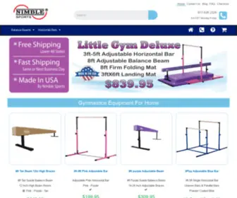 Nimblesports.com(Gymnastics Equipment) Screenshot