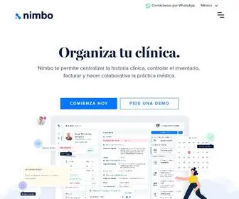 Nimbo-X.com(Nimbo es el software ideal para clínicas y doctores) Screenshot