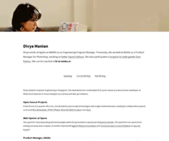Nimbupani.com(Divya Manian) Screenshot
