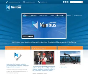 Nimbus.co.nz(An integrated ERP software so you always know exactly how your contracting or construction business) Screenshot