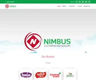 Nimbusnepal.com(Cultivating Partnerships) Screenshot