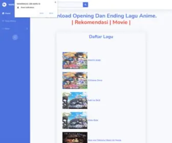 Nimedomusic.site(Download Lagu Opening Dan Ending Anime) Screenshot