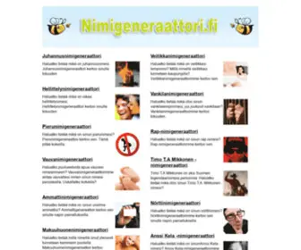 Nimigeneraattori.fi(Viileät) Screenshot