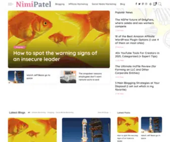 Nimipatel.com(Nimi Patel) Screenshot