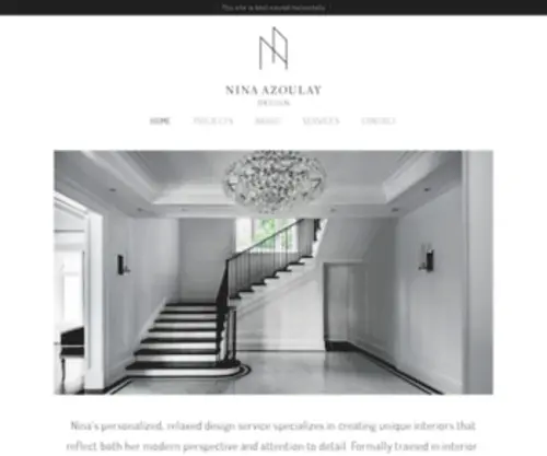 Ninaazoulaydesign.com(Nina Azoulay Design) Screenshot