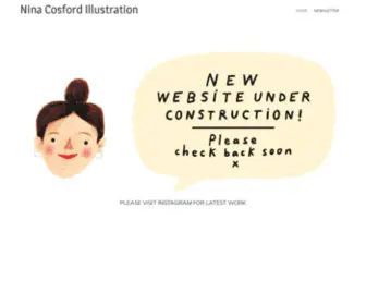 Ninacosford.com(Nina Cosford Illustration) Screenshot