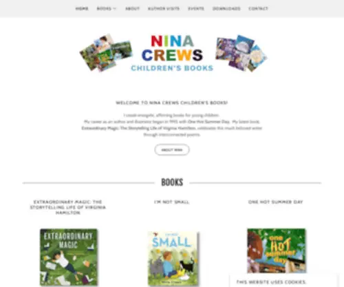 Ninacrews.com(Nina Crews Children's Books) Screenshot