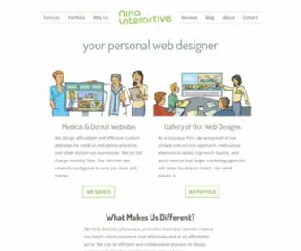 Ninainteractive.com(Nina Interactive) Screenshot