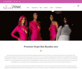 Ninapinkhair.com(Pink Bundle Hair) Screenshot