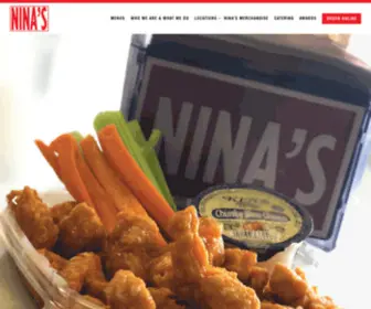 Ninasbites.com(Nina's Wing Bites & Pizza) Screenshot