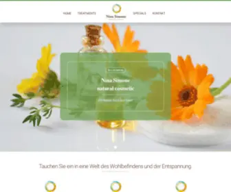 Ninasimone-Naturkosmetik.ch(Nina Simone) Screenshot