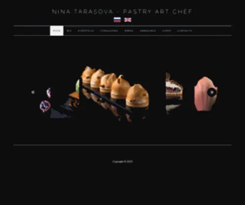 Ninatarasova.com(Pastry Art Chef) Screenshot