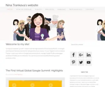 Ninatrankova.com(Business Beginnings) Screenshot