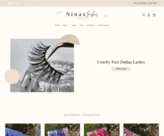 Ninaxlashes.com(NinaxLashes) Screenshot