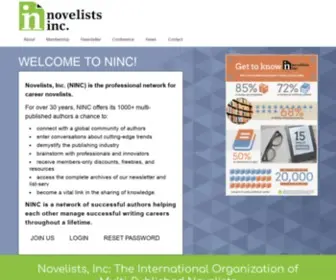 Ninc.com(Novelists) Screenshot