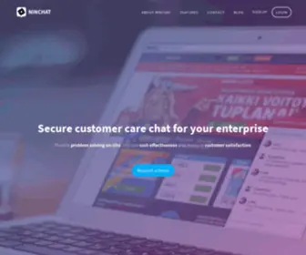 Ninchat.com(Secure Chat for Your Business) Screenshot