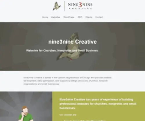 Nine3Nine.com(Websites for Churches) Screenshot