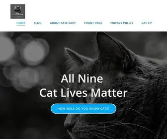 Ninecatlivesmatter.com(The Cat Chronicles) Screenshot