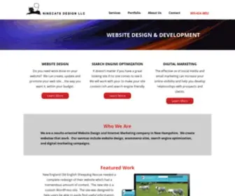 Ninecats.com(Website Design) Screenshot