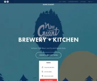 Ninegiant.com(Nine Giant Brewing) Screenshot