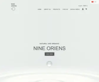 Nineoriens.com(NINE ORIENS appreciates the inherent beauty of every woman. We believe mindful and natural skincare) Screenshot