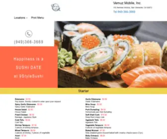 Ninestylesushi.com(Nine Style Sushi) Screenshot