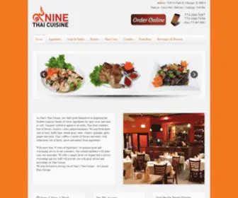 Ninethaichicago.com(Nine’s Classic Thai Cuisine) Screenshot