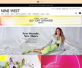 Ninewest.com(Nine West) Screenshot