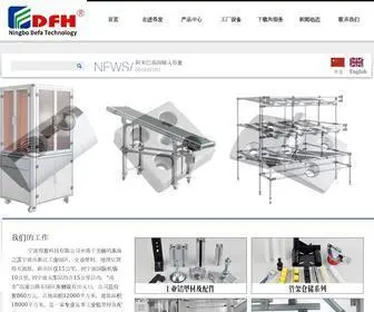 Ningbodfh.com(宁波得发科技有限公司) Screenshot