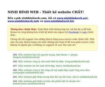 Ninhbinhweb.com(Thiết) Screenshot